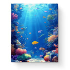 Infinite Blue Waves Paint by Numbers Kit