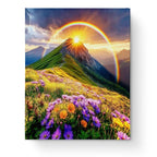 Rainbow Mountain Meadow Paint by Numbers Kit